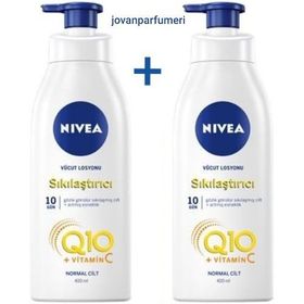 Nivea Q10 Normal Ciltler 2x400 ml Vücut Sıkılaştırıcı Losyonu
