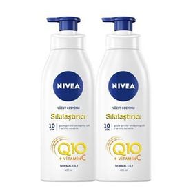 Nivea Q10 Normal Ciltler 2x400 ml Vücut Sıkılaştırıcı Losyonu