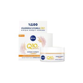 Nivea Q10 PlusC Enerji Kırışık Karşıtı Spf15 50 ml Gündüz Kremi