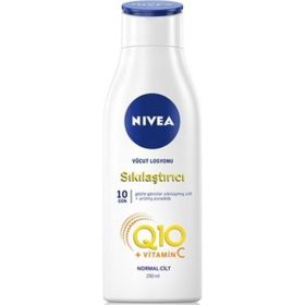 Nivea Q10 Sıkılaştırıcı Vücut Losyonu 250 ml ve Vanilya Badem Yağı Pump Losyon