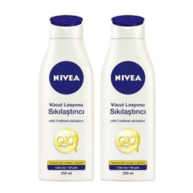 Nivea Q10 Sıkılaştırıcı Vücut Losyonu 250 ml ve Vanilya Badem Yağı Pump Losyon