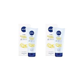Nivea Q10 Sıkılaştırıcı Vücut Losyonu+2'li Seyahat Şişesi Banyo Lif