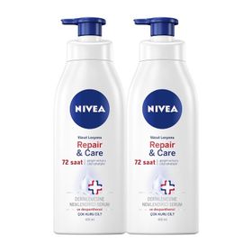 Nivea Repair Care Yoğun 2x400 ml Vücut Losyonu