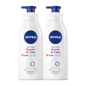 Nivea Repair Care Yoğun 2x400 ml Vücut Losyonu
