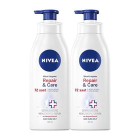 Nivea Repair Care Yoğun 2x400 ml Vücut Losyonu