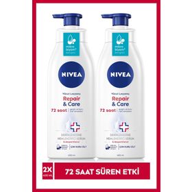 Nivea Repair Care Yoğun 2x400 ml Vücut Losyonu