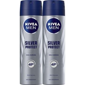 Nivea Silver Protect 2x150 ml Erkek Deodorant