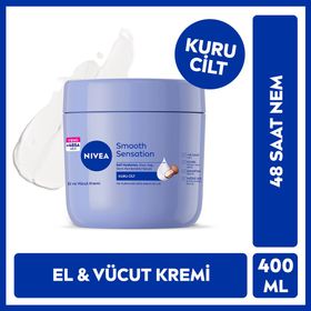 Nivea Smooth Sensation El ve Vücut 400 ml Bakım Kremi
