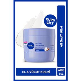 Nivea Smooth Sensation El ve Vücut 400 ml Bakım Kremi