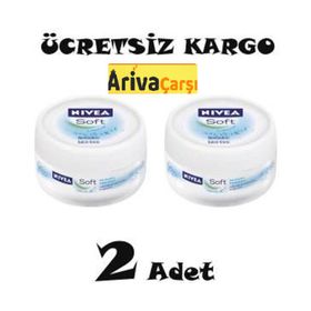 Nivea Soft 2x300 ml El Yüz Vücut Nemlendirici Bakım Kremi