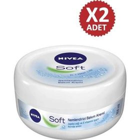 Nivea Soft 2x300 ml El Yüz Vücut Nemlendirici Bakım Kremi
