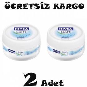 Nivea Soft 2x300 ml El Yüz Vücut Nemlendirici Bakım Kremi
