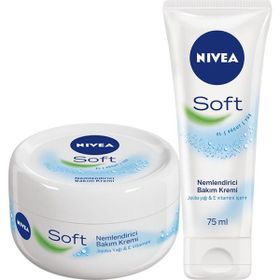 Nivea Soft 300 ml Krem + Soft 75 ml Krem