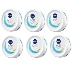 Nivea Soft Nemlendirici 6x300 ml Bakım Kremi
