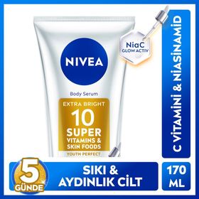 Nivea SPF15 Super10 ve C Vitamini Serum Etkili Nemlendirici ve Aydınlatıcı 170 ml Vücut Losyonu