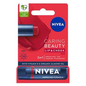 Nivea SPF30 Kırmızı Renkli Güneş Koruyucu 4.8 gr Dudak Bakım Kremi