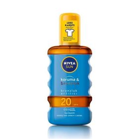Nivea Sun 200 ml Spf20+ Bronzluk Arttırıcı Güneş Yağı