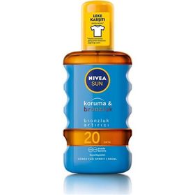 Nivea Sun 200 ml Spf20+ Bronzluk Arttırıcı Güneş Yağı
