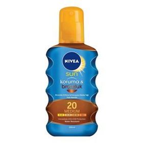 Nivea Sun 200 ml Spf20+ Bronzluk Arttırıcı Güneş Yağı