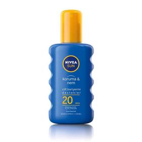 Nivea Sun 200 ml Spf20+ Koruma ve Nem Güneş Spreyi