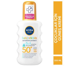 Nivea Sun Babies Kids 200 ml SPF50+ Hasas Koruma 5in1 Sprey