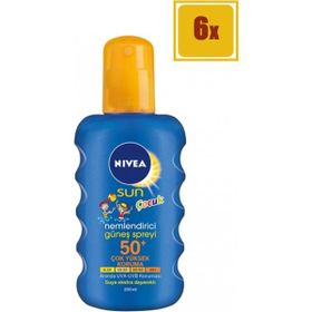 Nivea Sun Gkf 50 6x200 ml Güneş Spreyi