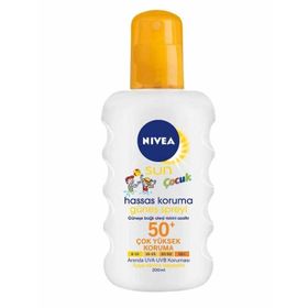 Nivea Sun Kids SPF50+ 200 ml Hassas Koruma Çocuklar için Güneş Spreyi