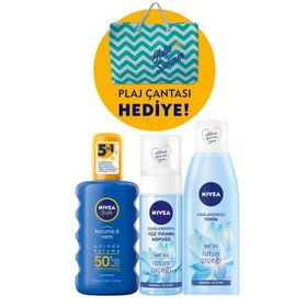 Nivea Sun Koruma & Nem 50+ Faktör Nemlendirici Tüm Cilt Tipleri İçin RenksizGüneş Koruyucu Sprey 200 ml