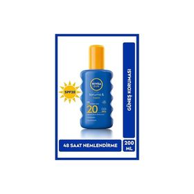 Nivea Sun SPF20+ Güneş Koruyucu ve Nemlendirici 200 ml Sprey Güneş Kremi