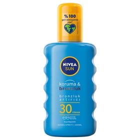 Nivea Sun SPF30 200 ml Çift Etkili Koruma ve Bronzluk Güneş Spreyi