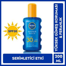 Nivea Sun SPF30 200 ml Çift Etkili Koruma ve Bronzluk Güneş Spreyi