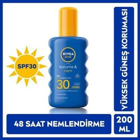 Nivea Sun SPF30 200 ml Koruma ve Nem Güneş Spreyi
