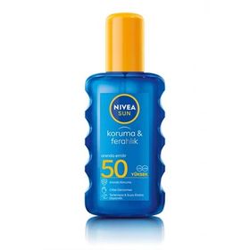 Nivea Sun SPF50 Güneş Koruyucu ve Ferahlık 200 ml Vücut Spreyi