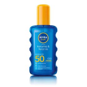 Nivea Sun SPF50 Güneş Koruyucu ve Ferahlık 200 ml Vücut Spreyi