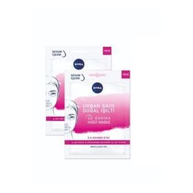 Nivea Urban Skin 2 Adet Doğal Işıltı Kağıt Maske