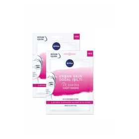 Nivea Urban Skin 2 Adet Doğal Işıltı Kağıt Maske
