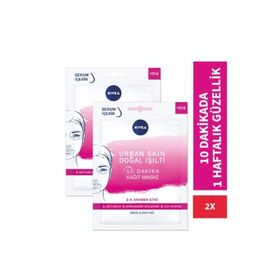 Nivea Urban Skin 2 Adet Doğal Işıltı Kağıt Maske