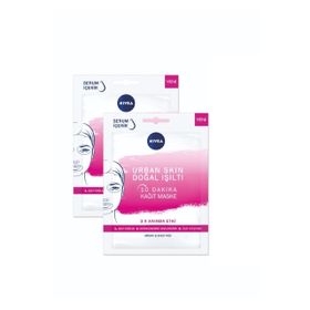 Nivea Urban Skin 2 Adet Doğal Işıltı Kağıt Maske