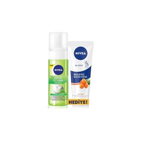 Nivea Urban Skin Detox 150 ml Yüz Yıkama Köpüğü + Nivea 75 ml Deniz İğdesi Besleyici Bakım Kremi