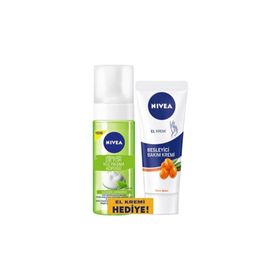 Nivea Urban Skin Detox 150 ml Yüz Yıkama Köpüğü + Nivea 75 ml Deniz İğdesi Besleyici Bakım Kremi