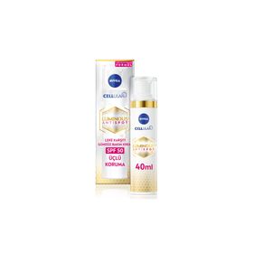 Nivea Visage Luminous 40 ml Hyaluronik Asit E Vitamini 630 Güneş Korumalı Leke Karşıtı SPF50 Gündüz Yüz Kremi