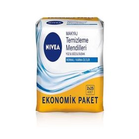Nivea Visage Normal Karma 25 Adet Makyaj Temizleme Mendili