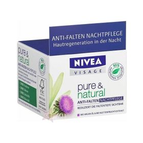 Nivea Visage Pure Natural 50 ml Kırışıklık Karşıtı Gece Kremi