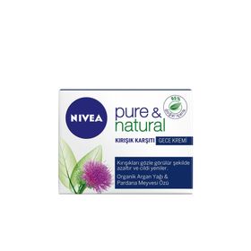 Nivea Visage Pure Natural 50 ml Kırışıklık Karşıtı Gece Kremi