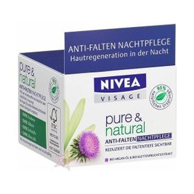 Nivea Visage Pure Natural 50 ml Kırışıklık Karşıtı Gece Kremi