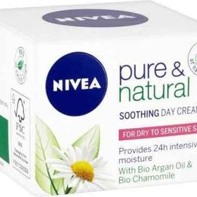 Nivea Vısage Pure Natural Kuru - Hassas Ciltler İçin 50 ml Nemlendirici Gündüz Kremi