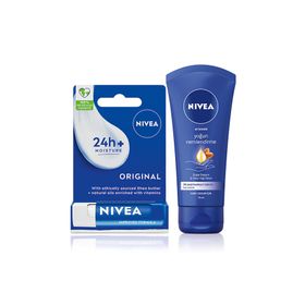 Nivea Yoğun Nemlendirici 75 ml El Kremi + 4.8 gr Dudak Kremi