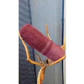 Nivemes Home Ahenk Karacan Koyu Mor 70x135 cm Banyo Havlusu