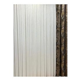 Nivemes Home Apm 150x280 cm Gümüş Çizgili 1/3 Sık Pileli Tül Perde