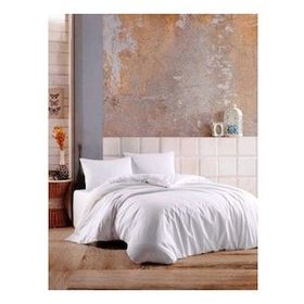 Nivemes Home Beyaz %100 Pamuk Çift Kişilik Nevresim Takımı